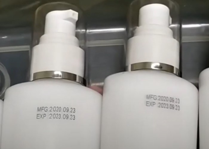 (化妝品瓶身噴印)[高解析噴印機]-RA+ 勁騰興業 噴碼機 噴字機