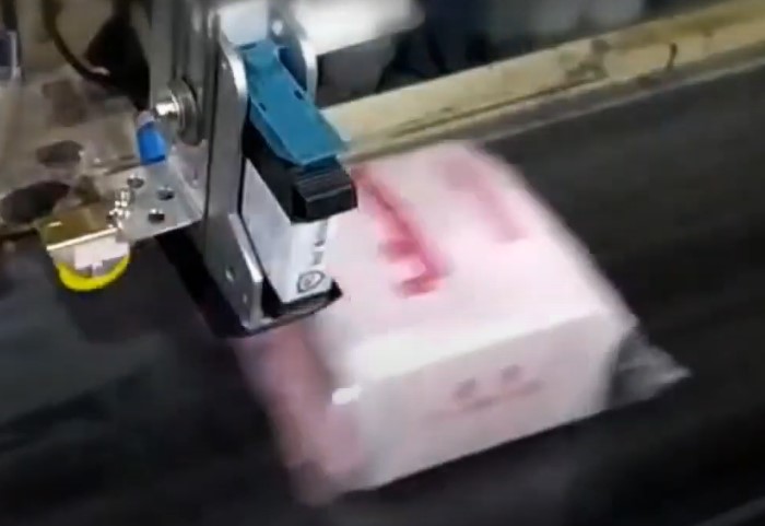 (餐巾衛生紙外袋噴印)[高解析噴印機]-RA+ 勁騰興業 噴碼機 噴字機