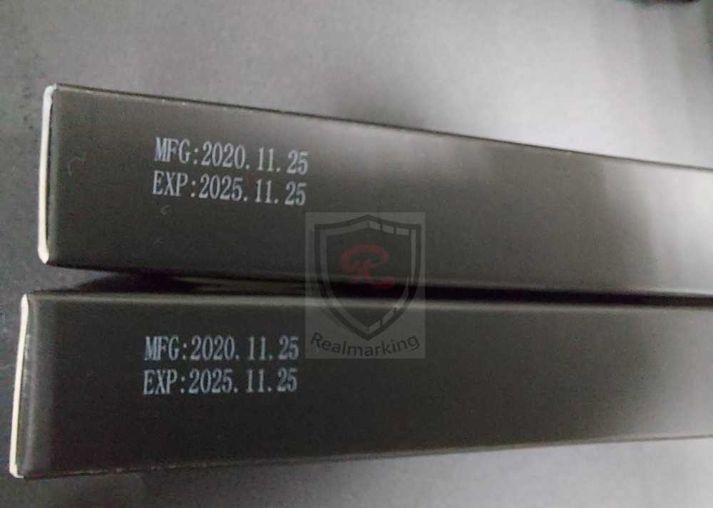 (化妝品彩盒~白墨噴印)-RA+ 勁騰興業 噴印機 噴碼機 噴字機 