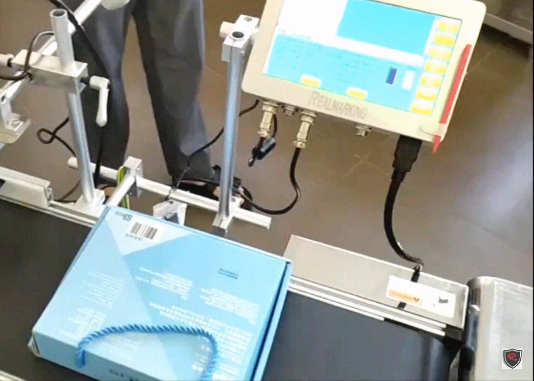 (茶葉禮盒噴印)-RA+ 勁騰興業 噴碼機 噴字機 噴印機