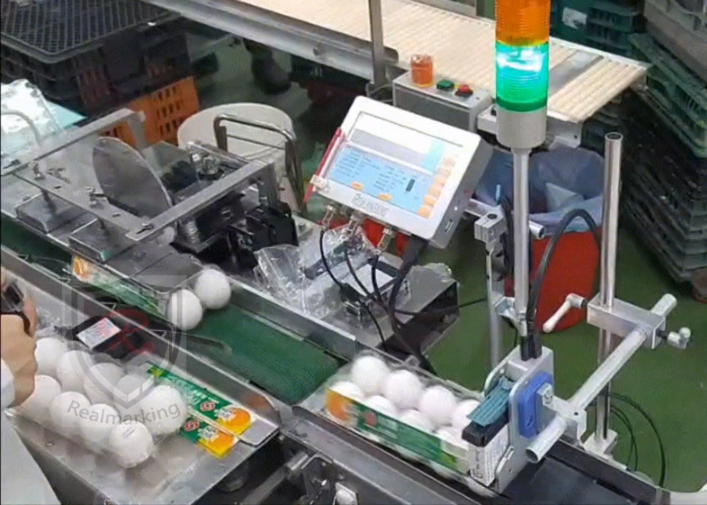 [噴印機](雞蛋外盒噴印)-RA+ 勁騰興業 噴字機 