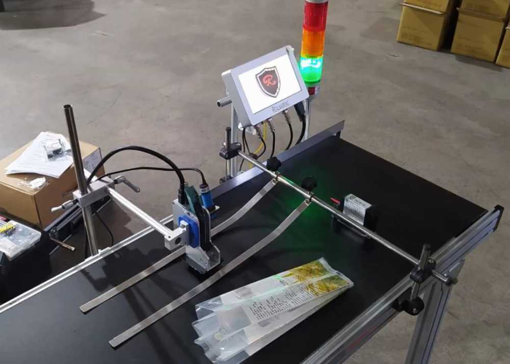 [噴印機]-包裝米袋噴印