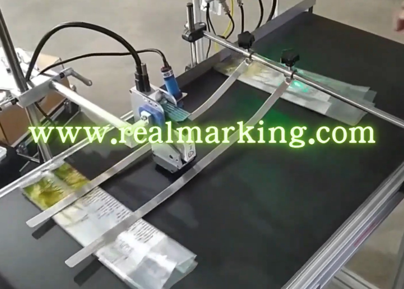 [噴印機]-包裝米袋噴印